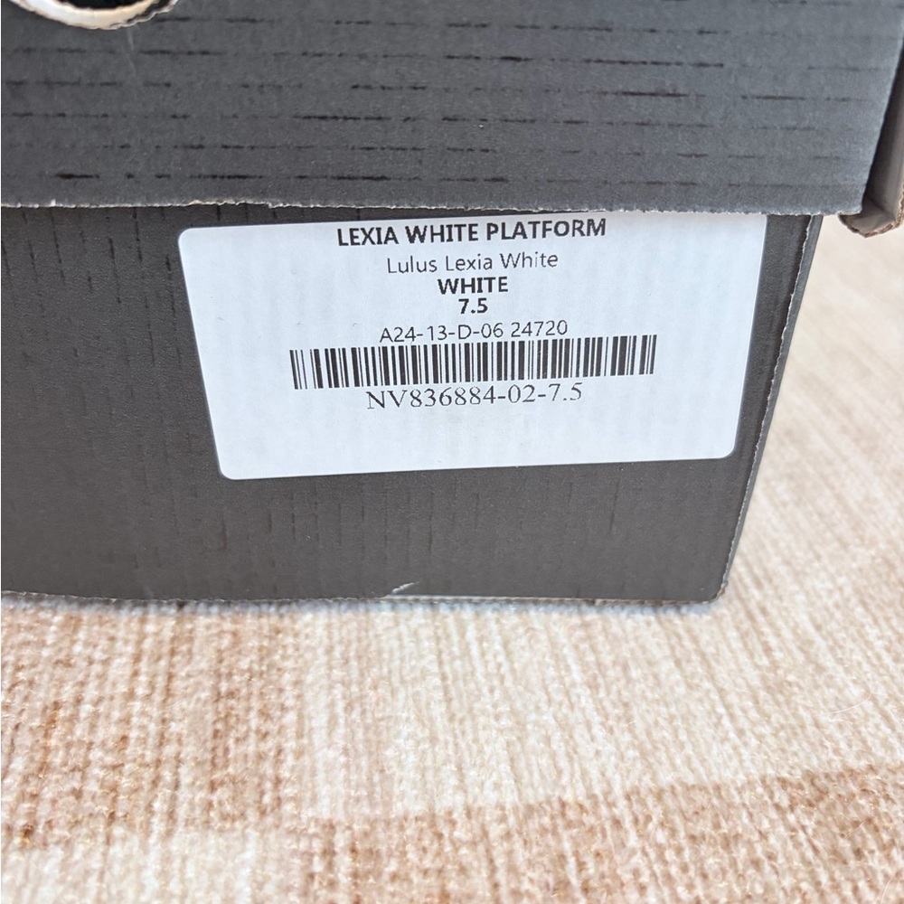 Lulu's White Multi-Strap Block Heels - Picture 4 of 10